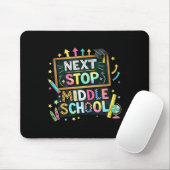 100 Tage Schule Nächste Station Mittelschule Junge Mousepad (Mit Mouse)