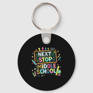 100 Tage Schule nächster Halt Mittelschule Jungen Schlüsselanhänger