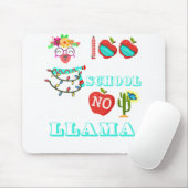 100 Tage Schule Nr. Probllama Llama Lehrer Mousepad (Mit Mouse)