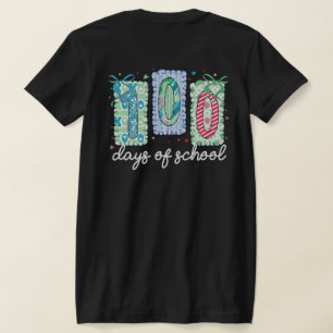 100 Tage Schule PNG Sublimationsdesign T-Shirt