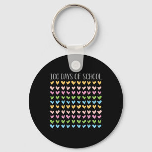 100 Tage Schule Retro-Lehrer Vintage Schlüsselanhänger