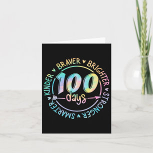 100 Tage Schule schlauer Kinder stärker Brighte Karte