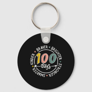 100 Tage Schule schlauer Kinder stärker Brighte Schlüsselanhänger