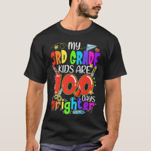100 Tage Schule Smarter Lehrer 100. Tag der 3r T-Shirt