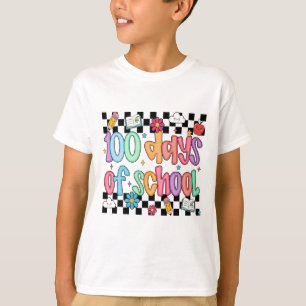 100 Tage Schule Süße farbenfrohe Klasse T-Shirt