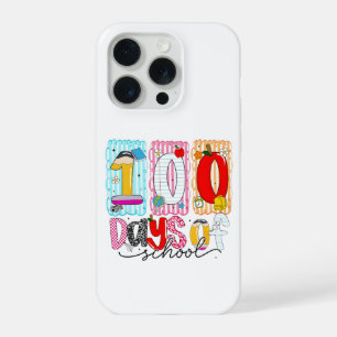 100 Tage Schule Süßes Farbige 100. Tag iPhone 15 Pro Hülle