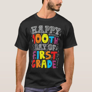 100 Tage Schule T 100. Tag der 1. Klasse Lehrer T-Shirt