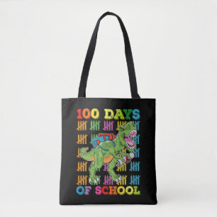 100 Tage Schule T Rex Dinosaurier Lehrer Schüler Tasche