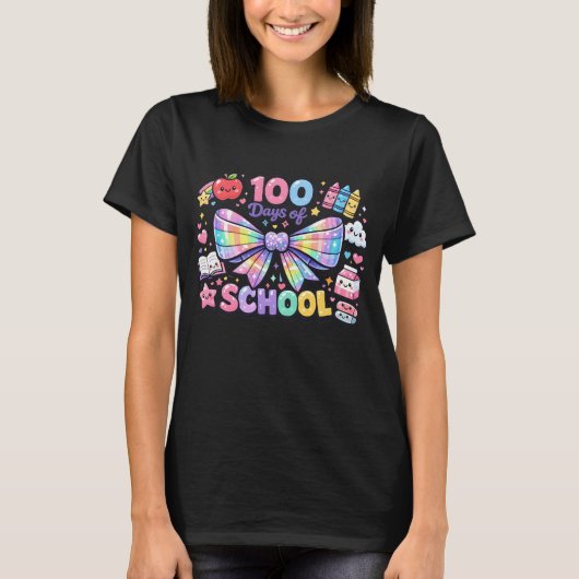 100 Tage Schule  T-Shirt (Vorderseite)