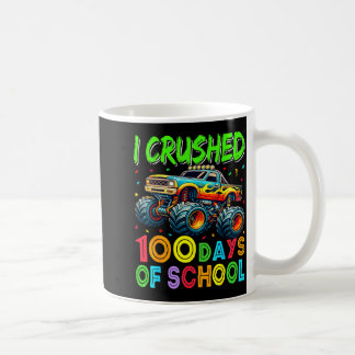 100 Tage Schule Truck 100. Tag zerquetscht Kaffeetasse