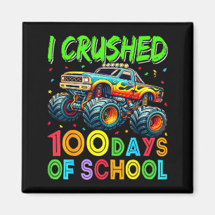 100 Tage Schule Truck 100. Tag zerschmettert Magnet