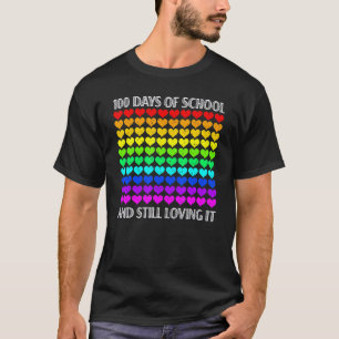 100 Tage Schule Und Immer Noch Drin Lehrer Studium T-Shirt
