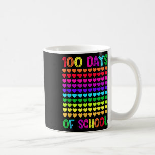 100 Tage Schule und immer noch lieben es Herzen 10 Kaffeetasse