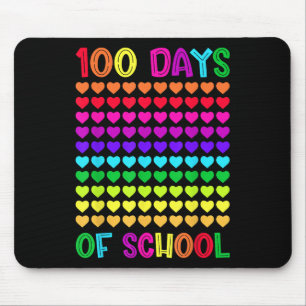 100 Tage Schule und immer noch lieben es Herzen 10 Mousepad