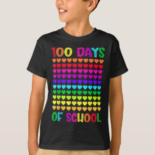 100 Tage Schule und immer noch lieben es Herzen 10 T-Shirt