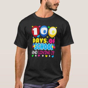 100 Tage Schule und Liebe Süße Geschenke Lehrer T-Shirt