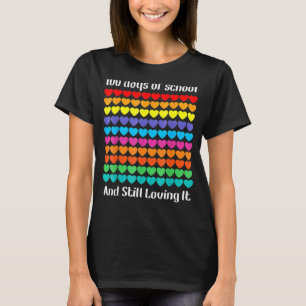100 Tage Schule und noch immer lieben - glücklich T-Shirt