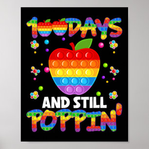100 Tage Schule und noch immer Poppin 100 Tage Pop Poster