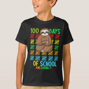 100 Tage Schule und Spaß - schlampige Kinder lehre T-Shirt