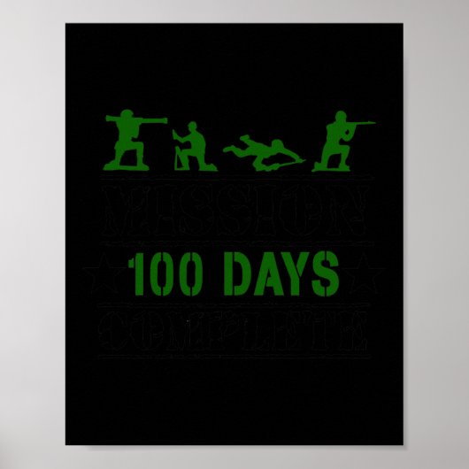 100 Tage Schule Vollständig  Poster (Vorne)