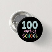 100 Tage Schule Zurück zur Schule Button (Vorne & Hinten)