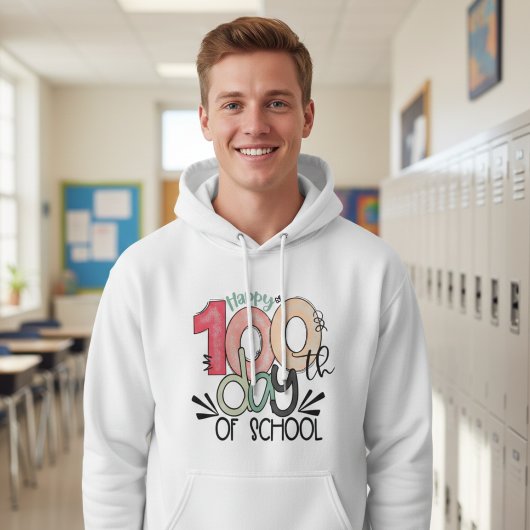 100 Tage Schulfeier Basic Hoodie