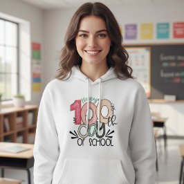 100 Tage Schulfeier Basic Hoodie