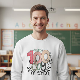100 Tage Schulfeier Basic Sweatshirt