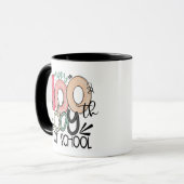 100 Tage Schulfeier-Geschenk Tasse (Vorderseite Links)
