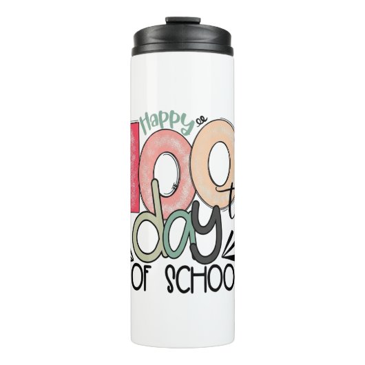 100 Tage Schulfeier-Geschenk Thermosbecher (Vorderseite)