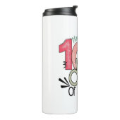 100 Tage Schulfeier-Geschenk Thermosbecher (Nach links gedreht)