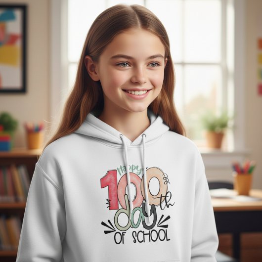 100 Tage Schulfeier Kind Basic Hoodie