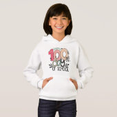 100 Tage Schulfeier Kind Basic Hoodie (Vorne ganz)
