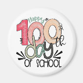 100 Tage Schulfeier Magnet (Vorne)