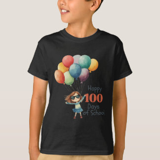 100 Tage Schulfeier Outfit für Mädchen T-Shirt