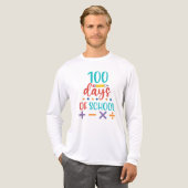100 Tage Schulfeier Tri-Blend Shirt (Vorderseite komplett)