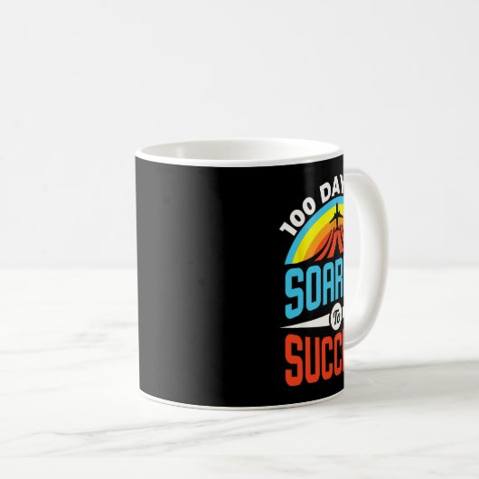 100 Tage Schulflugzeug auf Erfolgskurs Kaffeetasse (VorderseiteRechts)