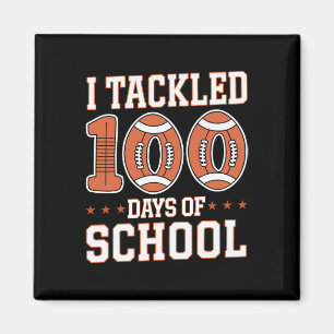 100 Tage Schulfußball-Boys Kinder 100 t Kleinkind Magnet