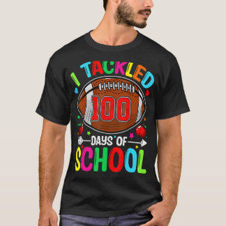 100 Tage Schulfußball-Junge 100. da T-Shirt