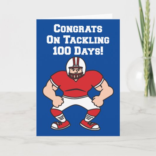 100 Tage Schulfußball Karte (Vorderseite)