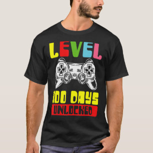 100 Tage SchulGamer Stufe 100 Tage ungezwungen T-Shirt