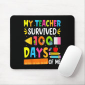 100 Tage Schuljunge Mädchen Kinder Lehrerin Gesche Mousepad (Mit Mouse)