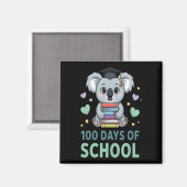 100 Tage Schulkänguru-Schüler Lehrer Magnet (Vorderseite/Rückseite)