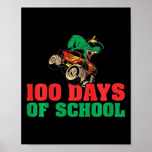 100 Tage Schulkinder 100. Schultag 1 Poster (Vorne)