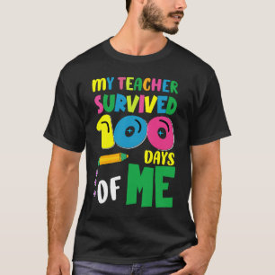 100 Tage Schulkinder 100. Schultag Kostüm T-Shirt