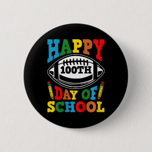 100 Tage Schulkinder Jungen glücklich 100. Tag der Button
