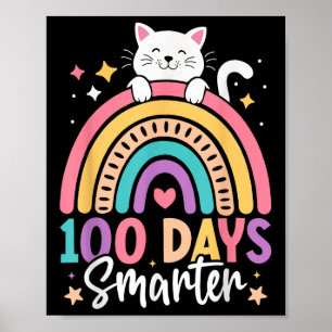 100 Tage Schulkinder Kätzchen Kat 100. Tag SC Poster