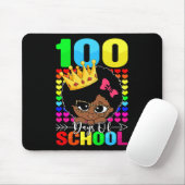 100 Tage Schulkinder Mädchen Schwarzes Afrika Amer Mousepad (Mit Mouse)