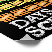 100 Tage Schulkinder Poster (Ecke)