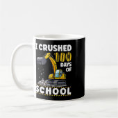 100 Tage Schulkinderfahrzeug Kaffeetasse (Links)